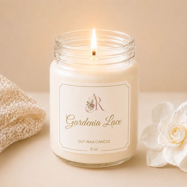 Adne Rose hand-poured candles are created around layered scents inspired by vintage florals, herbs, 