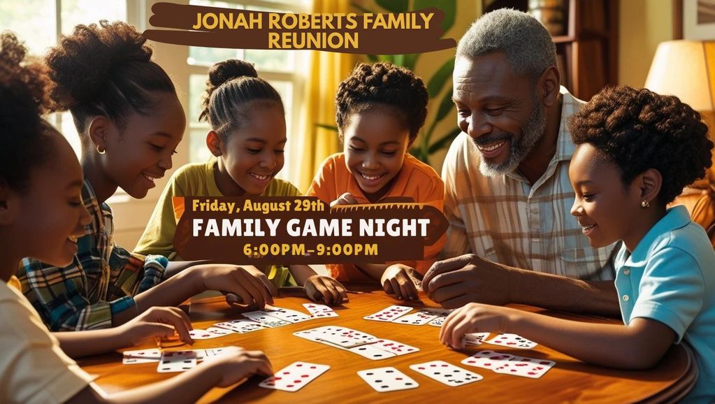 Join us for FAMILY GAME NIGHT 