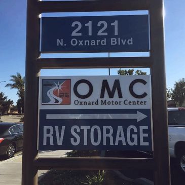 Oxnard Motor Center OMC signage and address