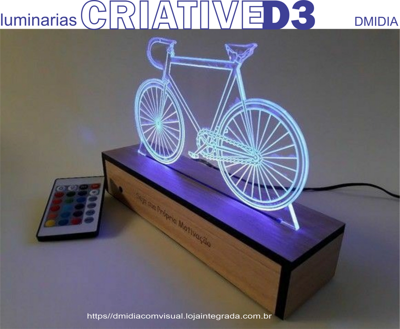 Bike - Bicicletas - Luminária Bicicleta Fixa