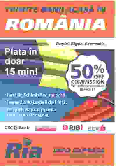 TRIMITE BANII ACASA IN, CHEAP AND FAST MONEY TRANSFER TO ROMANIA