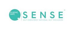 Logo for SENSE, a national slip exclusion program emphasizing safety.
