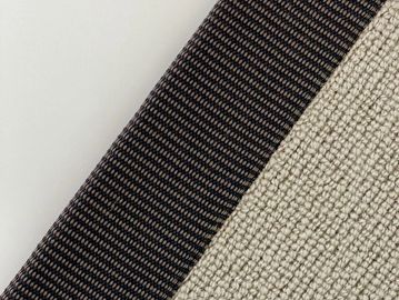 Close-up of fabric textures with contrasting patterns and colors.