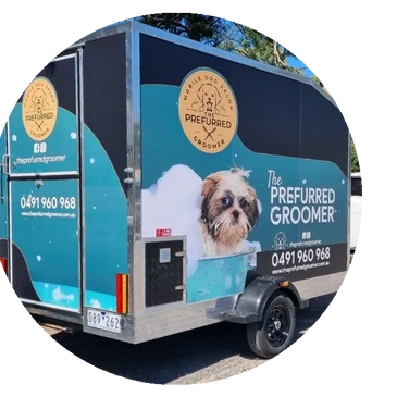 dog grooming trailer