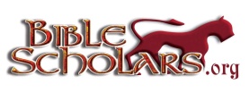 Bible Scholars