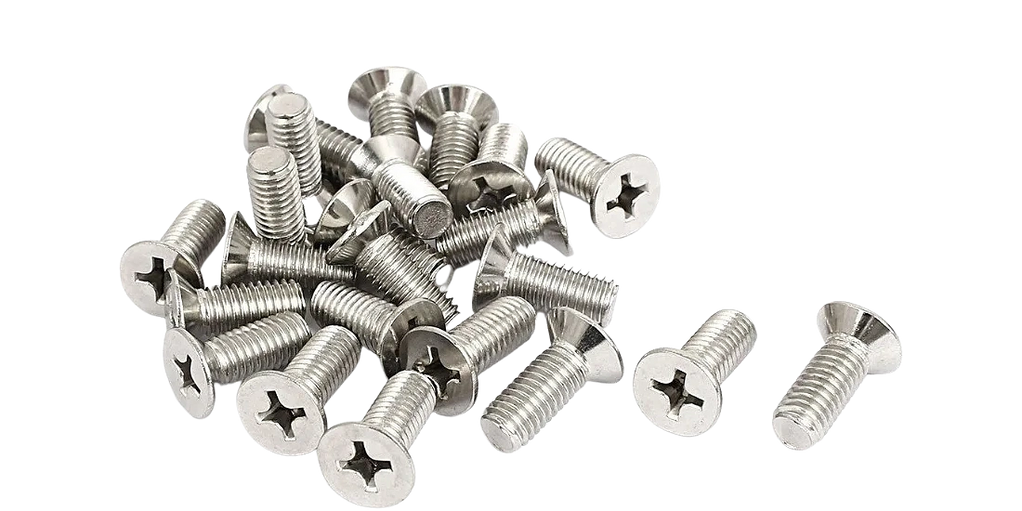 Tornillos Cabeza Plana Cónica.
