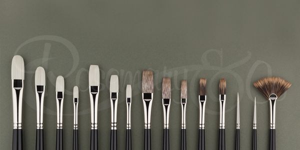 Rosemary & Co : Oil And Acrylic Brush Set Of 10