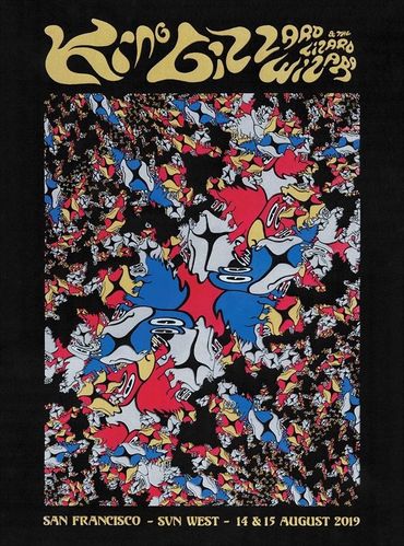 Jason Galea San Francisco 2019 King Gizzard Poster