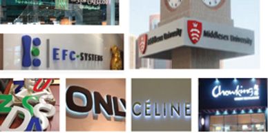 Custom 3D LED signage, illuminated acrylic letters, and LED shop signs manufactured by Crescent Star