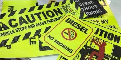 reflective sticker printing   reflective signs 