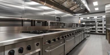 a commercial kitchen