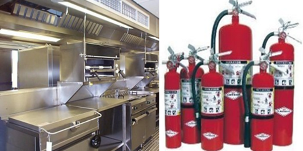Kitchen hood systems and fire extinguishers in Lafayette, La fire and safety