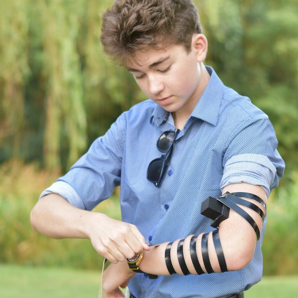 Ethan Hobbs, Tefilin, Jewish, Mitzvah Memories