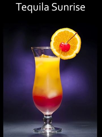 the best Tequila Sunrise cocktail in Horley Surrey