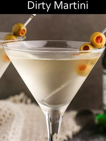 the best Dirty Martini cocktail in Horley Surrey