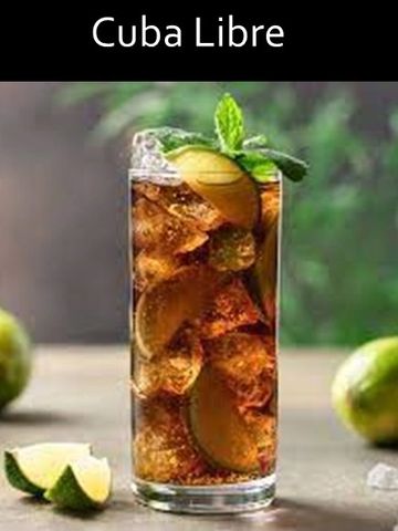 the best Cuba Libre cocktail in Horley Surrey