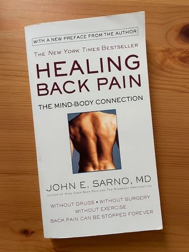Picture of the New York Times bestseller book, Healing Back Pain, by Dr. John E. Sarno