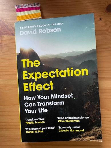Picture of book, The Expectation Effect, how your mindset can transform your like, by David Robson