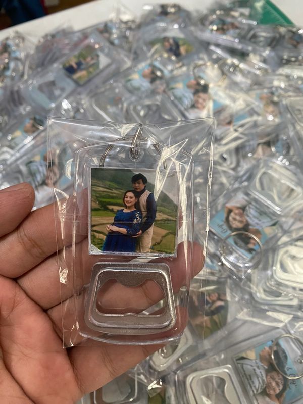 Acrylic Keychain with bottle opener