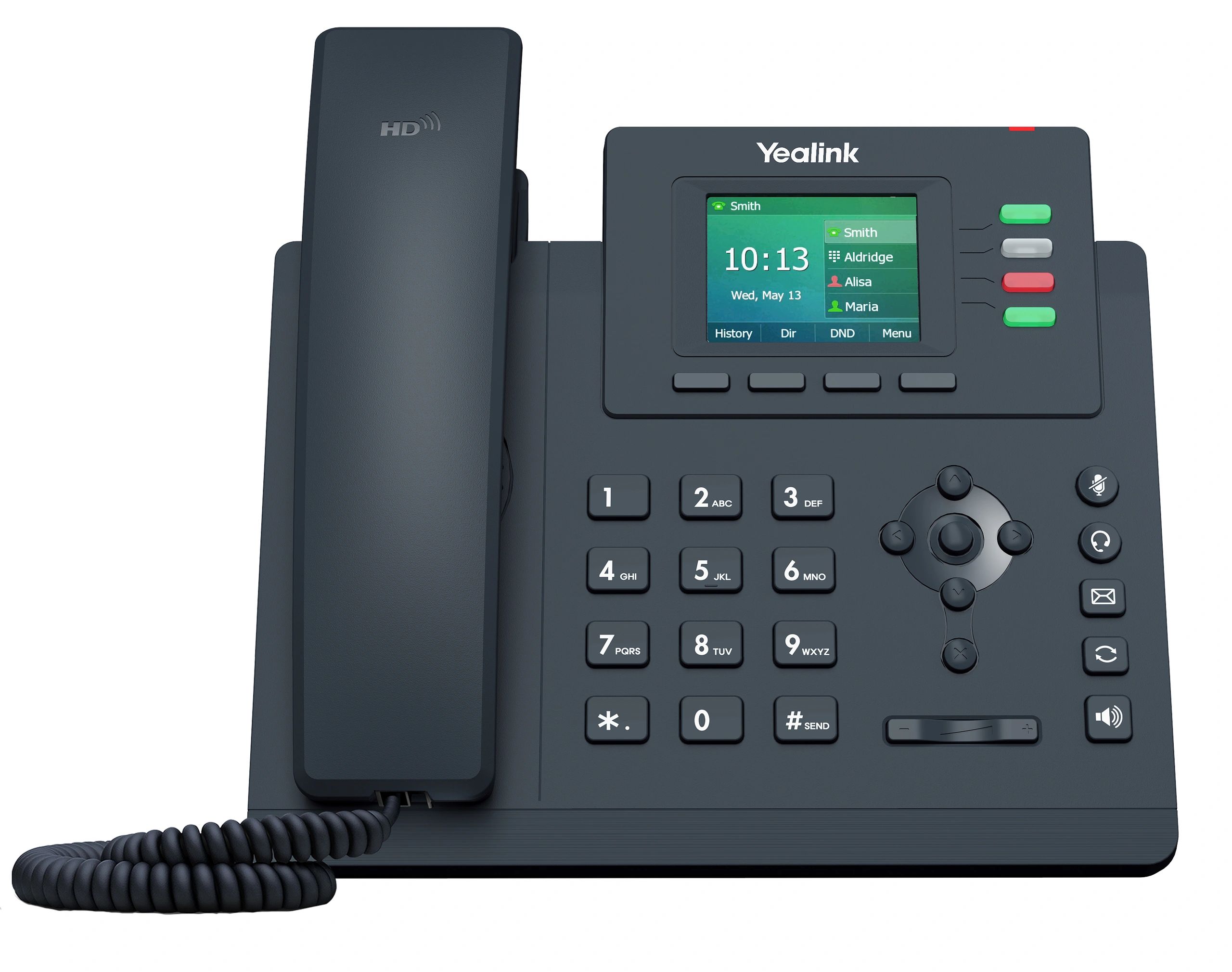 SIP- T33
Cost-effective color screen IP phone