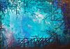 THROUGH THE THORNS TO THE STARS - acrylic on deep canvas - 90 x 60 £370