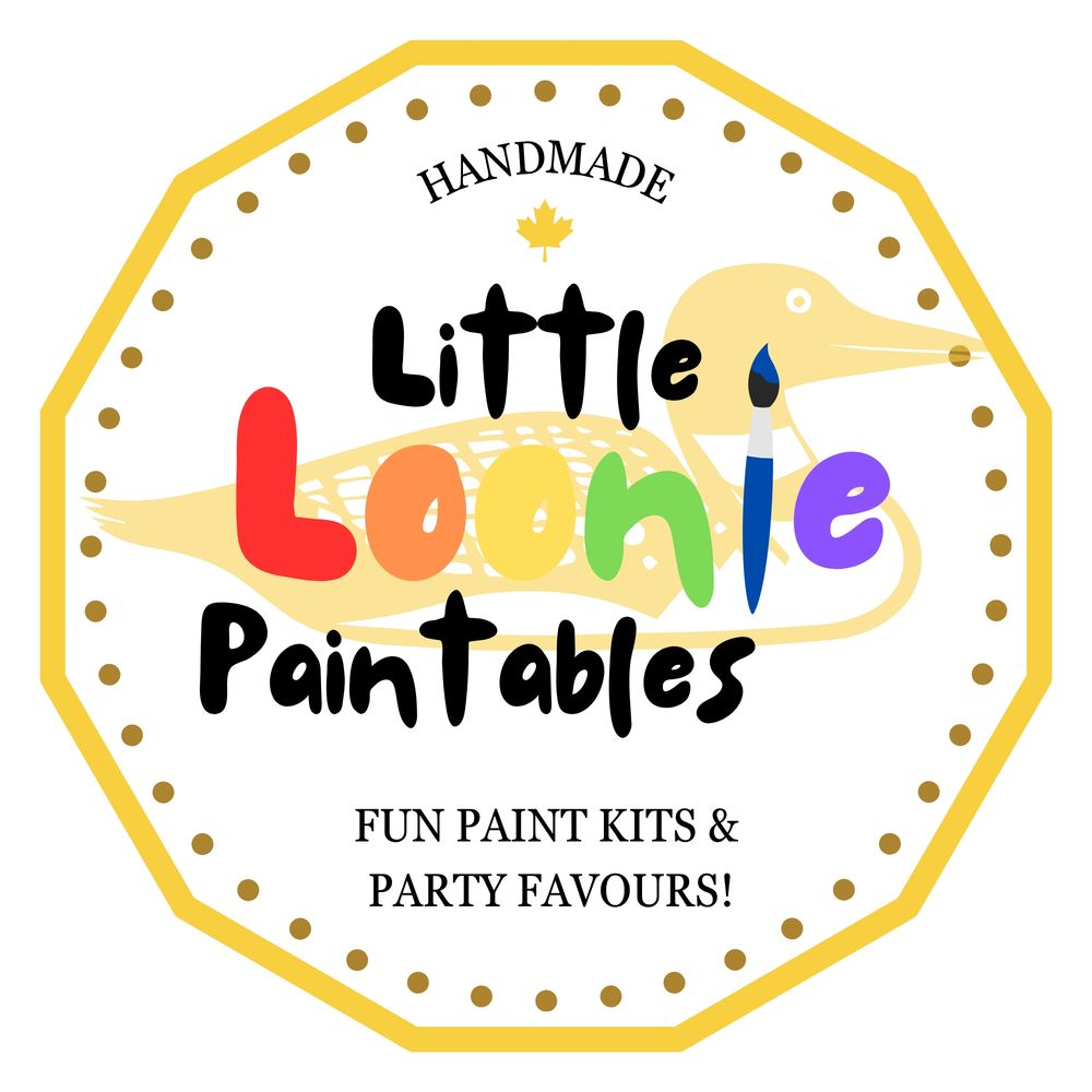 Little Loonie Paintables LOGO Clear