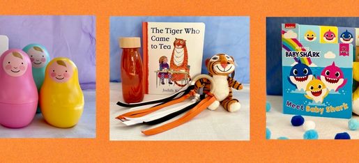 Rosa & Bo Nesting Babies Gift Set, The Tiger Who Came to Tea Gift Set and Baby Shark Gift Set