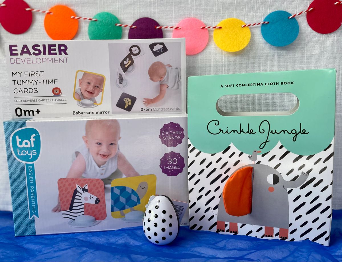 One Month Book, Toy and Sensory Toy Subscription Box