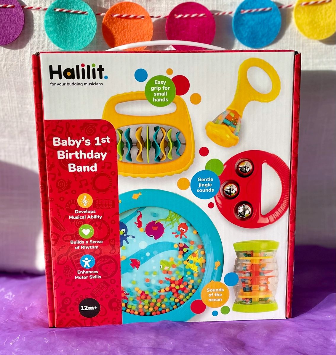 Halilit baby's first birthday band sales