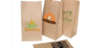 Sustainable Packaging uses woven paper for carrier bag handles and