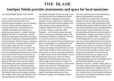 Toledo Blade Article April 2024