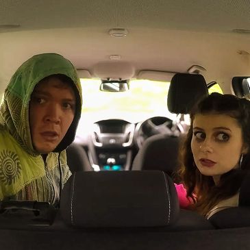 Joel Howard and Natalie Yates in How to Win Friends and Guinea Pig People, 2024