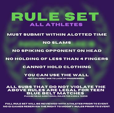 Set of rules for athletes in a competition.