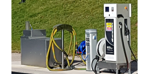 Diesel dispenser installation