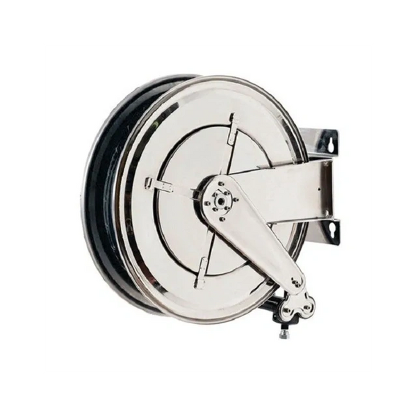 Stainless Steel self rewind hose reel