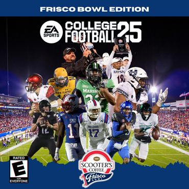 Cover image for EA Sports College Football 25 Frisco Bowl Edition.