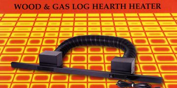 Emberaire hearth heater for wood burning fireplaces