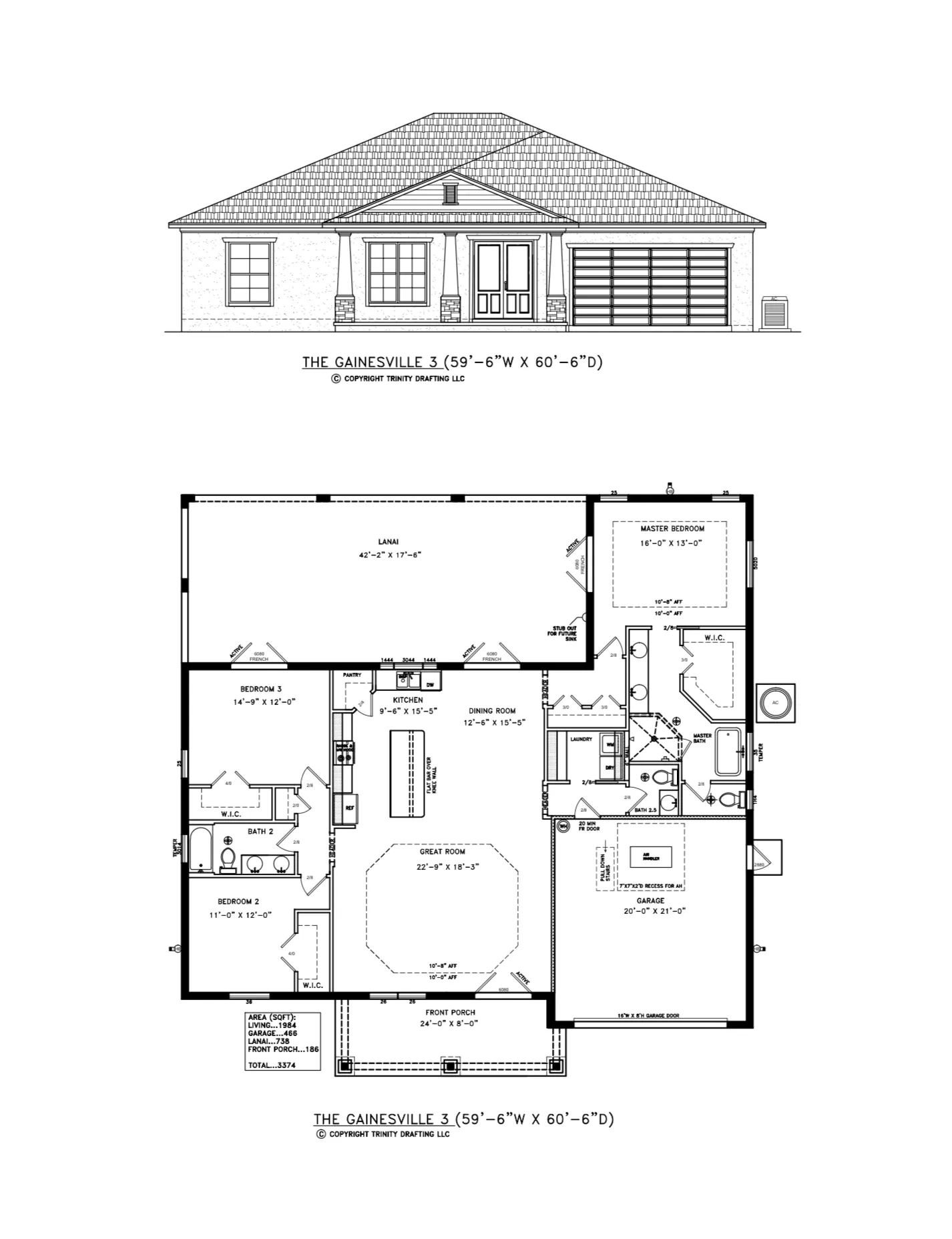The Gainesville Floor Plan