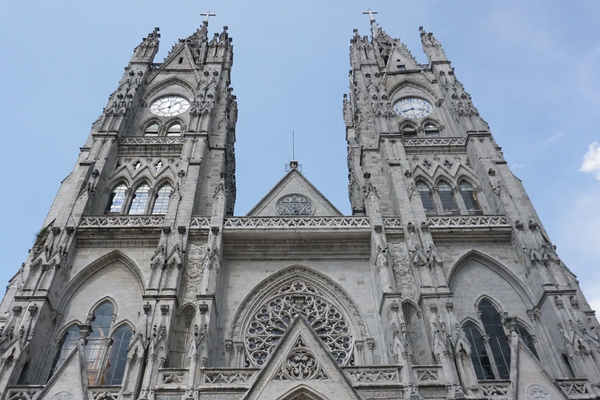 World's Second Neo Gothic Cathedral. Stretches to the Heaven's in Quito, Ecuador.
 