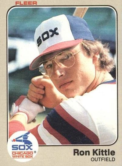 Ron Kittle autographed baseball card (Chicago White Sox) 1989