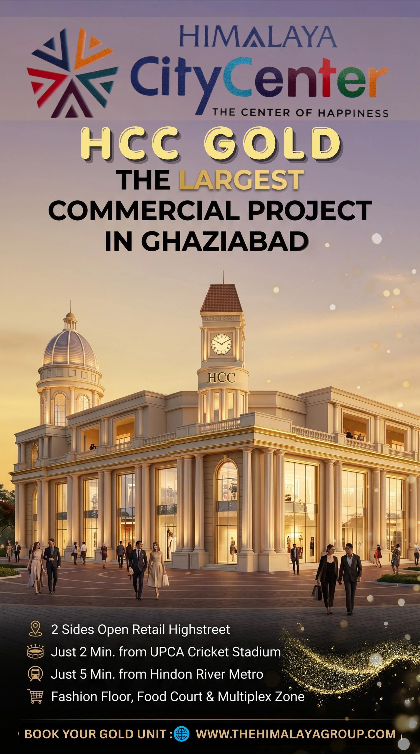 Himalaya City Center's largest commercial project in Ghaziabad with modern amenities.