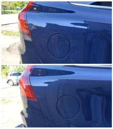 Volvo paintless dent removal.