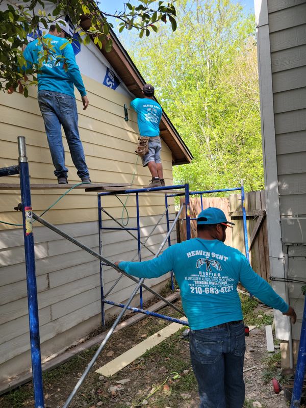 Heaven Sent Roofing Team Siding Repair In San Antonio