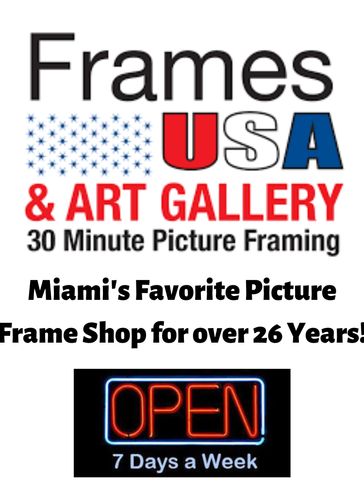 Frames USA Miami - 30 Minute Custom Picture Framing in Miami, FL