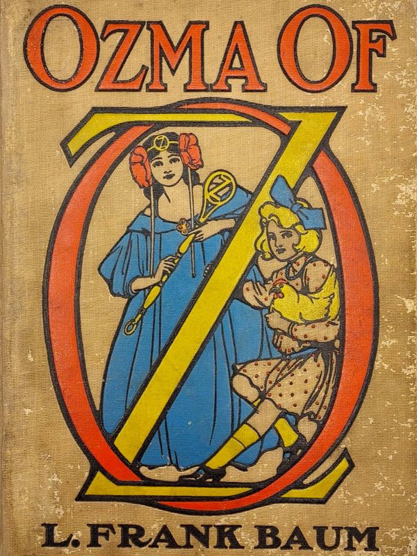 Original Ozma of Oz Book Cover from 1907