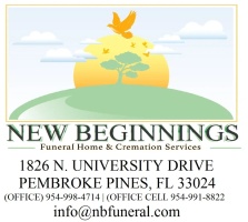 New Beginnings Funeral Home & Cremation Services
954-998-4714