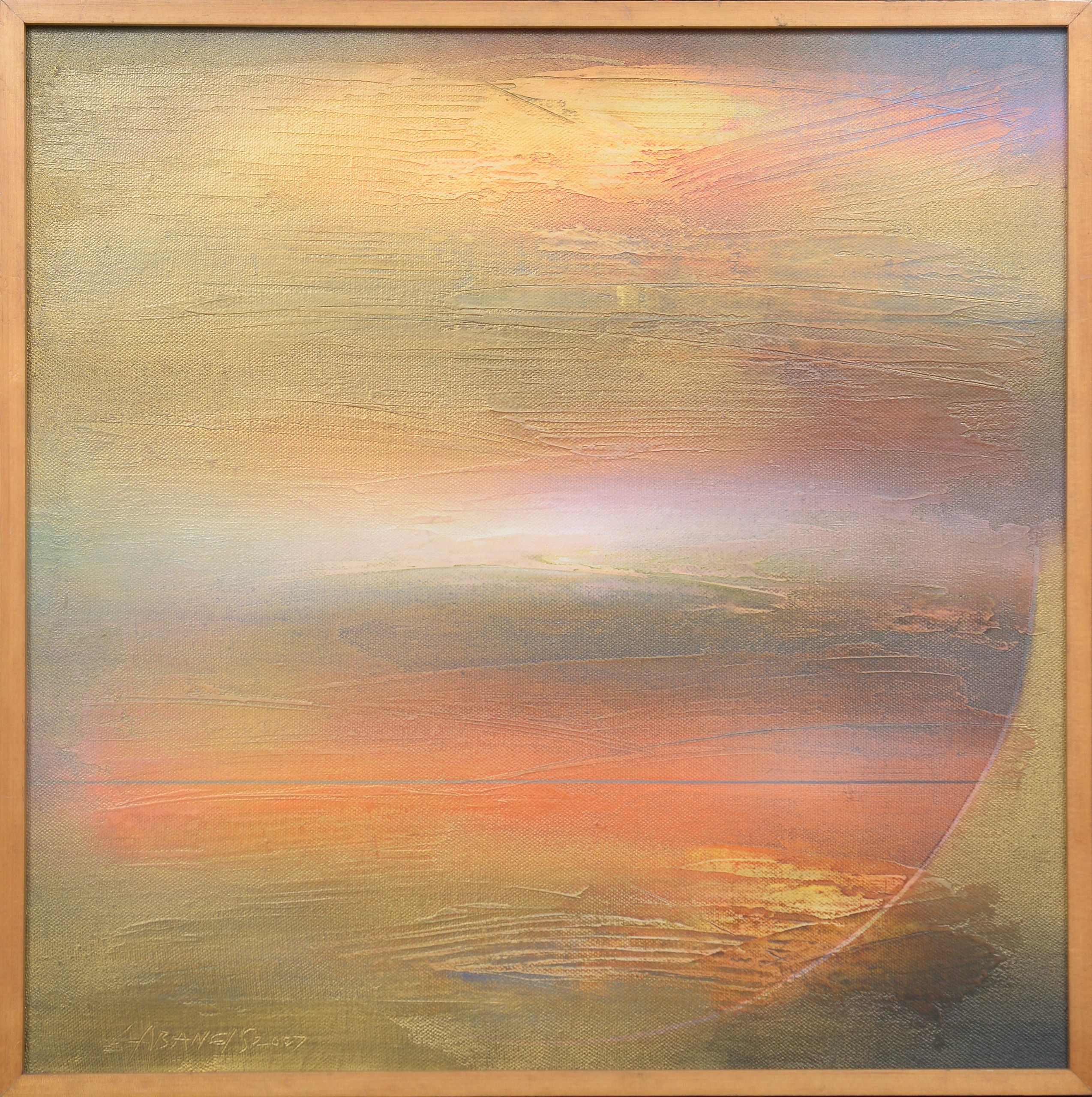 Benjie Cabangis
"Blessed Day"
Acrylic on Canvas 
24in x 24in or 61cm x 61cm
2007