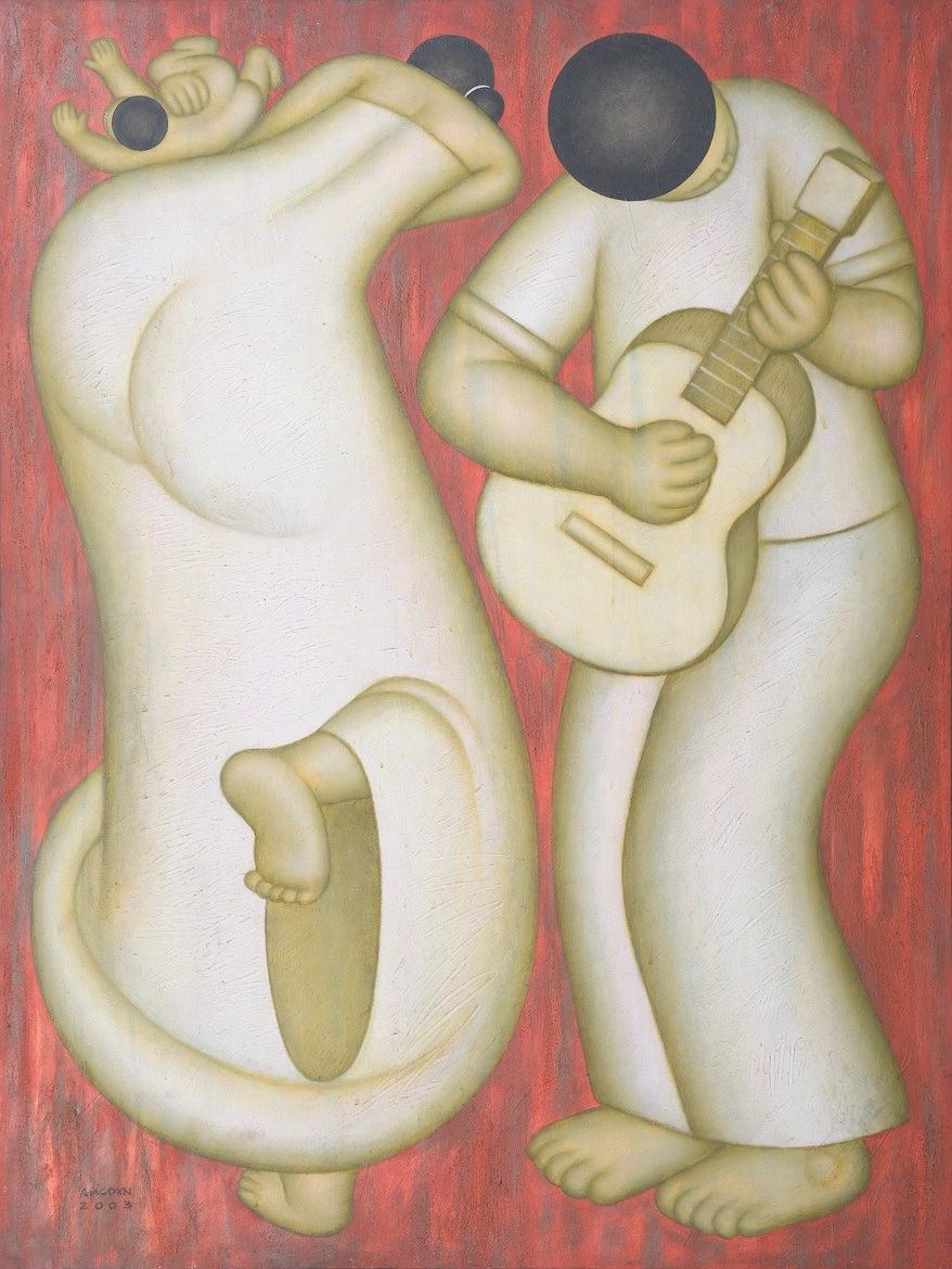 Wilfredo Alicdan
"Song for a New Day"
Oil on Canvas
48in x 36in or 122cm x 91.50cm
2003