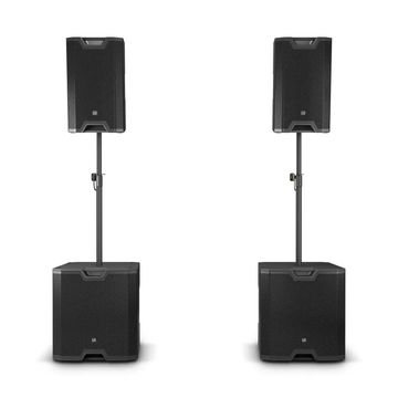 Pro Package PA Rental. Starting at $890.00. Includes Two Speakers and Two Subwoofers.