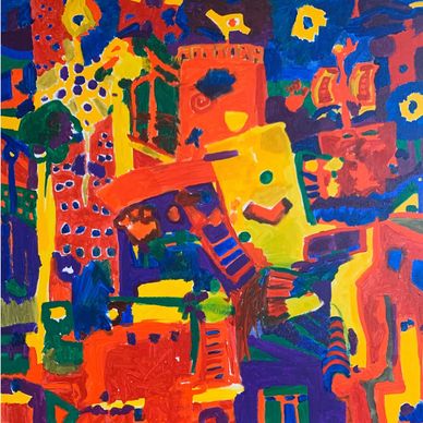 Acrylic on canvas 30"x30"
Sold